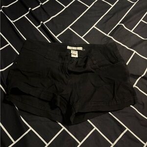 Urban Behavior Women's High Waist Black Shorts